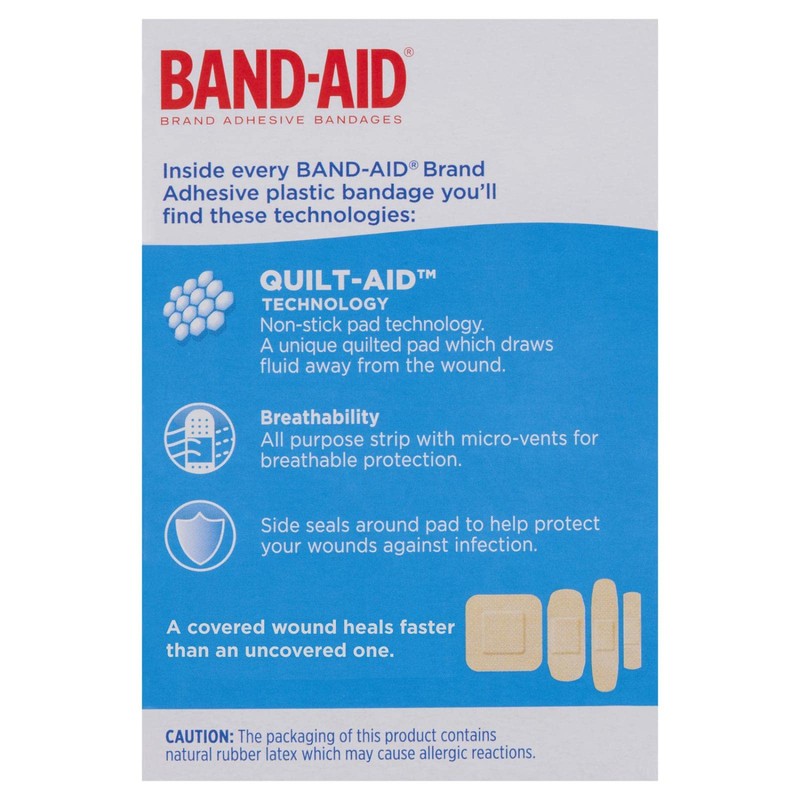 Band-Aid Assorted Plastic Shapes 50 Pack