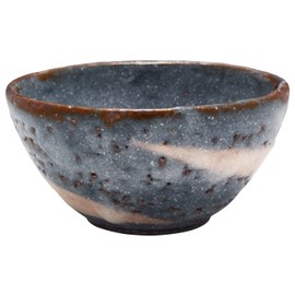 Mino Ware 138-0050 Ryoji Hayashi Guinomi Ochoko Flat Cup Capacity Approx. 1.7 fl oz (50 ml), Nezushino Pottery (In Wooden Box), Made in Japan