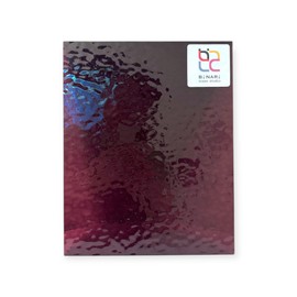 Wissmach Stained Glass Sheet: Dark Purple English Muffle (8"x12"-1 Sheet) | Curated by BiNARi Glass Studio