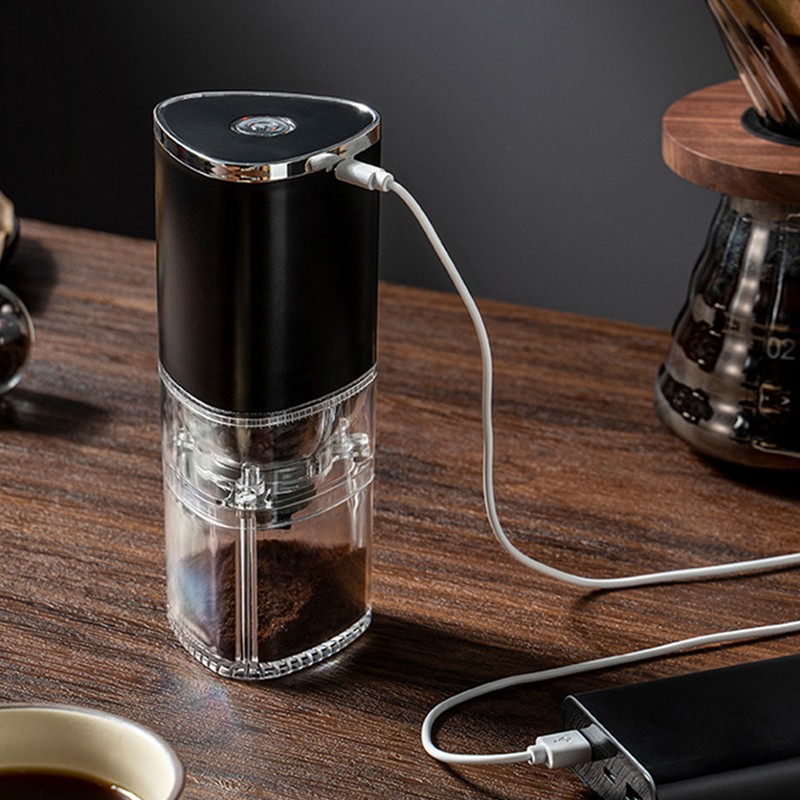 Portable Electric Coffee Grinder 13W 155ml Automatic Enhanced Flavor Rechargeable