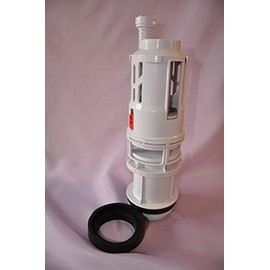 American Standard 3198000 Dual Flush Valve Replacement, 12 inch tall 3 inch Two Piece by NuFlush