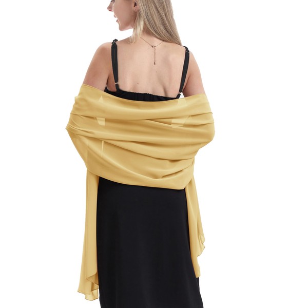 Chiffon Shawls and Wraps for Evening Dresses Women Elegant Soft