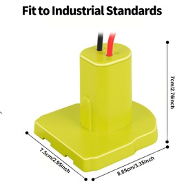 Power Wheel Battery Adapter for Ryobi 18V ONE+ Batteries, Battery Converter with 12AWG Wire, Fuses Holder, 30A Fuses, Wire Terminals Kit for DIY Kids Toys Cars Camping (DIY)