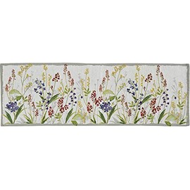 Sander Gobelin Flower Meadow Table Runner/table runner 48 cm Spring Summer, Fabric, 40 - original bunt mehrfarbig, 32 x 96 cm