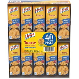 La'nce Toasty Peanut Butter Sandwich Crackers, 1.29 oz., 40 pk.
