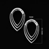 PONWAG 1 Pair 4g Lightweight Hypoallergenic Silver Plating Copper Ear