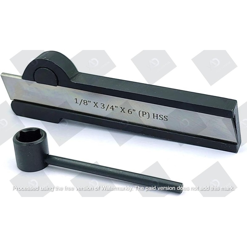 Lathe Cut off Parting Tool Holder 1-1/8" Width & HSS