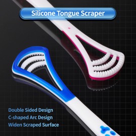 Annhua Tongue Scraper Cleaner, 3 Colors Pack