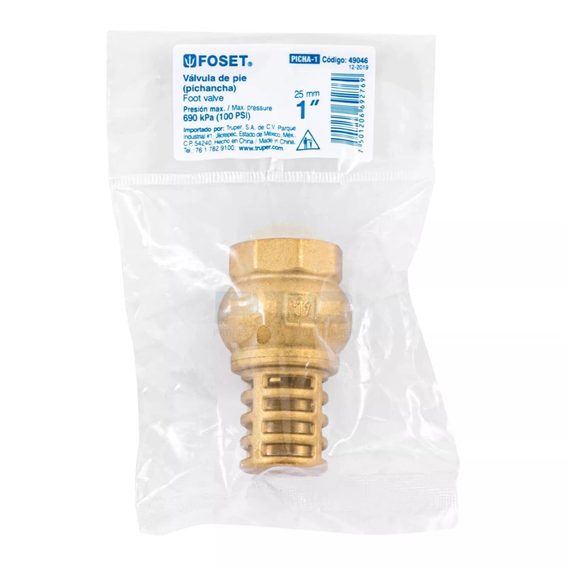 Foset PICHA-1 Pichancha with brass grid 1"