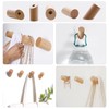MAIXINNEW 6 Pcs Wooden Coat Hooks, Wall Mounted Wood Coat
