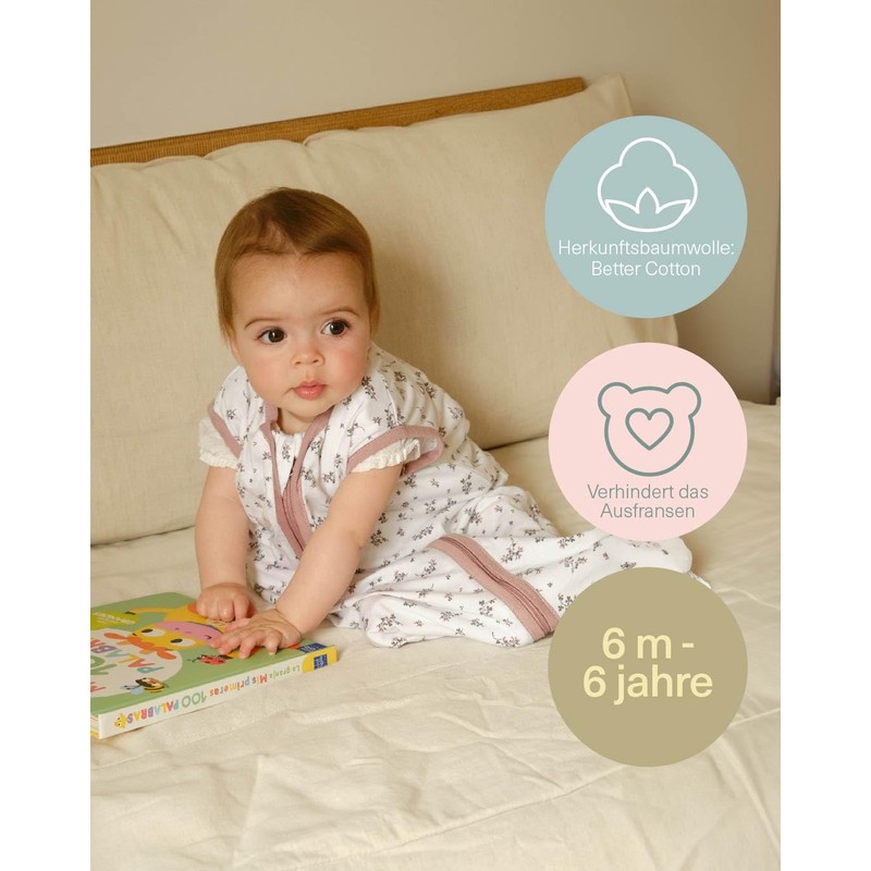 molis&co baby sleeping bag, 0.5 TOG, Size: 95 cm (18