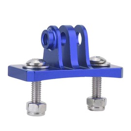 Skydiving Helmet Fixed Base Holder Adapter Mounts Compatible with 7/6/5/4/for/for XiaoYi DJI OSMO Action Cameras Helmet Fixed Mount Holder for Outdoor Cycling(Blue)