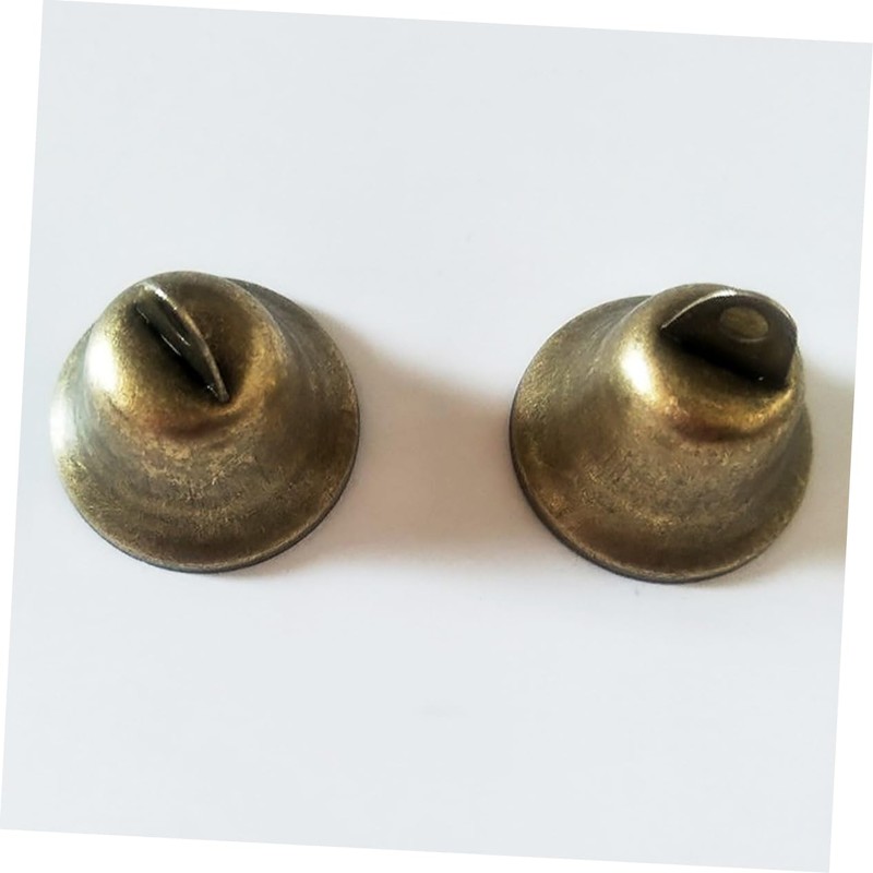 COHEALI 20pcs Bronze Bell Copper Rattle Bells Handmade for Christmas