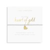 Joma Jewellery a Little Heart of Gold Bracelet