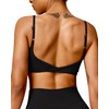 QUOJIZY Workout Tops for Women, Yoga Sports Bra Open Back