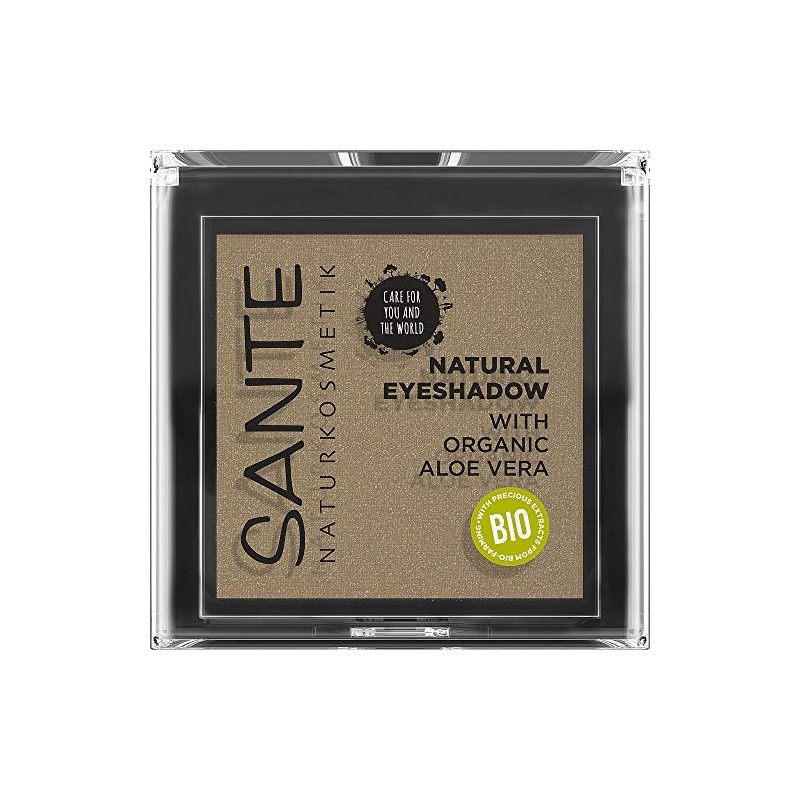 SANTE Naturkosmetik Natural Eyeshadow 04 Tawny Taupe, Eye Shadow Matte