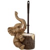 Elephant Toilet Brush and Holder Set - Space Saving, Deep