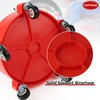 Bucket Dolly 5 Gallon with Wheels,360°Rolling Car Wash Bucket Roller