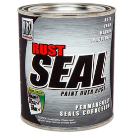 KBS Coatings 4402 Satin Black Rustseal -1 quart, Covers 50 Sq Ft, Proven Rust Prevention
