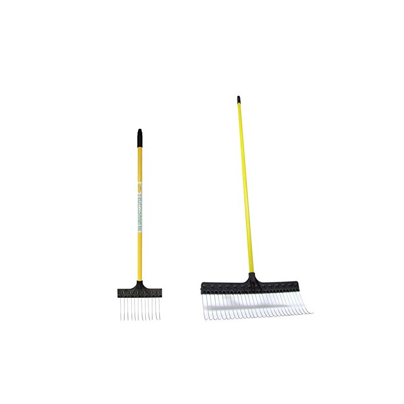 TRG Inc. The Groundskeeper II Leaf Rake 21-Inch with Deluxe