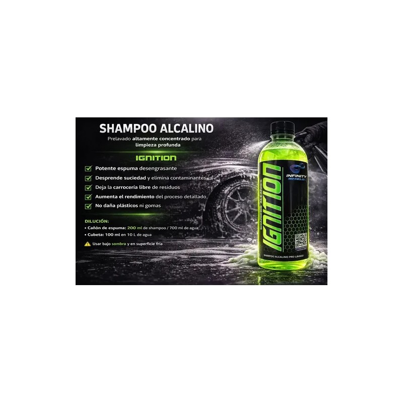 Shampoo Alcalino Descontaminante Carroceria Espuma Activa