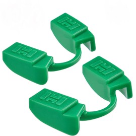 Weightlifting Mouthpiece for Fitness and Gym, Powerlifting Mouth Guard All Types of Strength Sports, Low Jaw, No Contact (2 Pack Green)