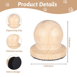 Dog Nail File Board, Cat Nail File for Cats, Dog Scratch Pad for Nails, Dog Nail Scratch Board for Dogs, Nail File for Dogs,Cat Nail File Scratcher,Pet Nail File with 3 Pcs Replaceable Sandpaper(Wood)