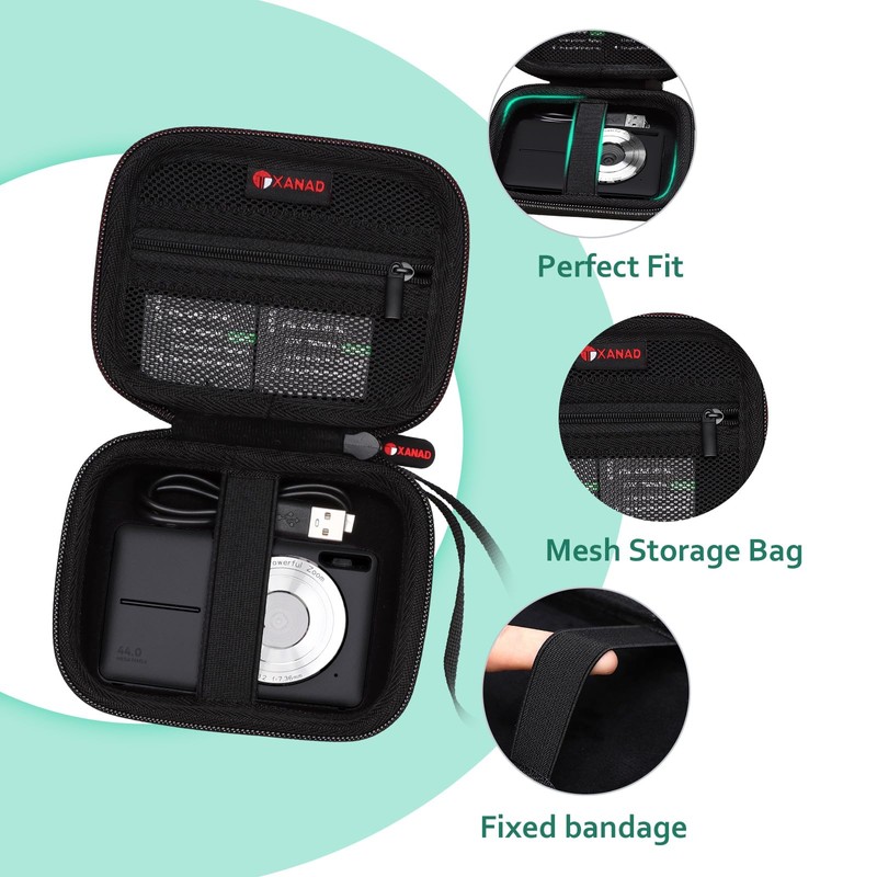 XANAD Camera Case for Canon PowerShot G7 X Mark II/