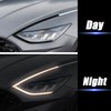 TOMALL Headlight Sidemarker Side Mirror Vinyl Films Smoke Tint Compatible