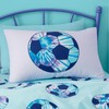Catherine Lansfield Kids Tie Dye Football Reversible Single Duvet Cover