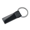 JOHN DEERE Leather Keyring Logo Key Ring, black