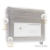 1500 Supreme Collection King Sheet Sets Light Gray Silver -