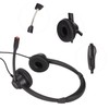 RJ9 Headset Noise Cancelling Mute Function Corded Business Headphone with