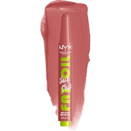 NYX Professional Makeup Fat Oil Slick Click, Brillo de Labios en Barra, Cuidado e Hidratación Duradera Hasta 12H, Brillo Intenso y Suavidad, Color Vibrante, Tono Caption This, 2 g