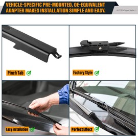 AUTOBOO 26"+23" Windshield Wiper Blade for Toyota Tundra 2007-2021 Sequoia 2008-2020 2021 2022-Original Replacement Factory Quality