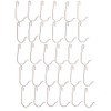 BestPysanky 30 Heavy Duty Copper Tone Christmas Ornaments Hooks 2.4
