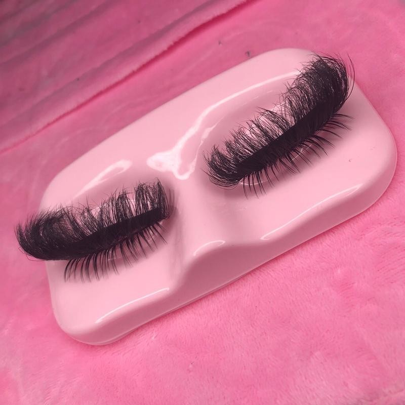 Fluffy strip lashes 21mm - Specification: Short bottoms
