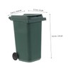 STOBOK Trash Can Pen Holder Mini Rubbish Bins Practical Trash