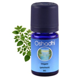 Oshadhi Oregano Oil Greek EU Organic 5 ml 100% Natural Essential Oil Powerful Aroma for Aromatherapy & Kitchen Cruelty Free & Recyclable Packaging