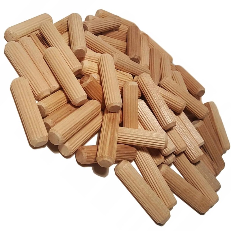 Wooden Dowels Premium Wood Plugs, Dowling, Tapered Pins, Fluted, Versatile