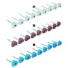 DAIDOHANT 22102 Poly Connected Umbrella Nails, Blue, For Wood Bases