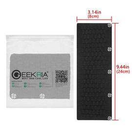 Geekria Knit Fabric Headband Pad Compatible with Bose QC35 II, QC25, QC15, QC2 Headphone Replacement Headband/Headband Cushion/Replacement Pad Repair Parts (Black).