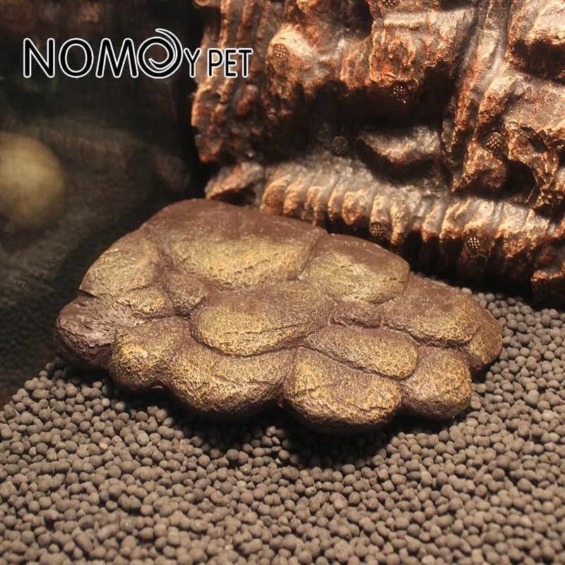 PETSOOO Turtle Basking Platform Floating Platform Turtle Dock Resin Turtle