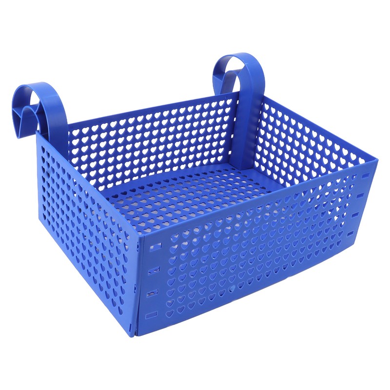 Pool Hanging Storage Basket Adjustable Support Rods Removable Toy Basket