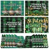 ENLACHIC Bufflao Plaid St. Patrick's Day Placemats Set of 4,