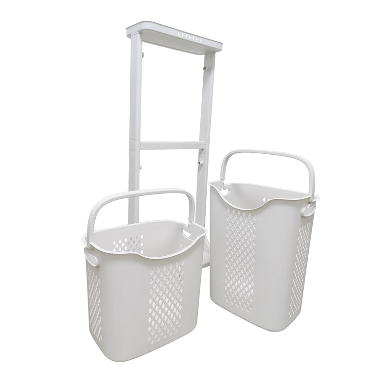 Bretoes Laundry Basket Bathroom Multi-layer Clothes Storage Basket Household, Simple