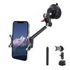 Suction Cup Car Phone Mount, 360°Rotating Car Phone Holder Video