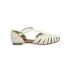 LEON Flat Balerina Mujer Blanco Sintetico 13000