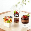 170Pcs Plastic Dessert Cups with Lids and Spoons,Shooters Cups for