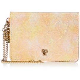 ANNA SUI 315814 Ladies Papillon 2-sided Pass Case, Pink